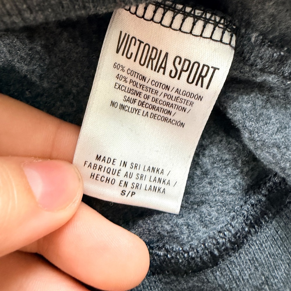 Victoria Sport Victoria's Secret Women's Small Gray Longline Sweatshirt Tunic - Picture 4 of 8